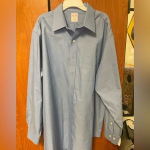 Brooks Brothers Blue Tailored Button Up